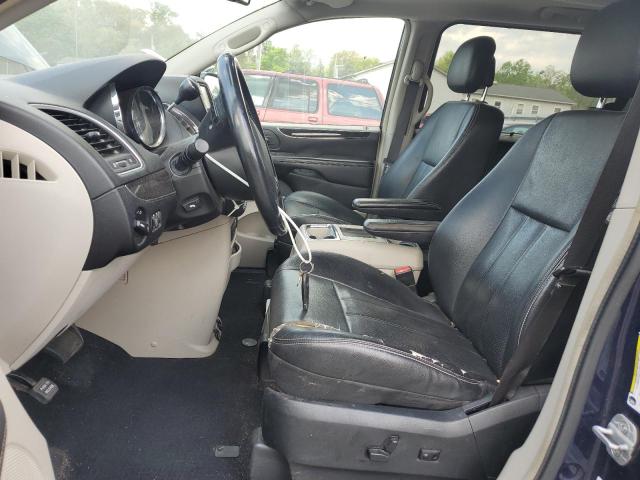 2C4RC1CG3CR401307 - 2012 CHRYSLER TOWN & COU TOURING L BLUE photo 7