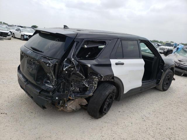 1FM5K8ABXMGC33214 - 2021 FORD EXPLORER POLICE INTERCEPTOR 黑色 照片 3