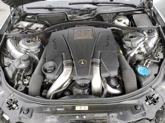 WDDNG9EBXCA473781 - 2012 MERCEDES-BENZ S 550 4MATIC GRAY photo 11