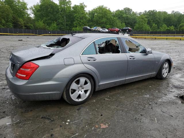 WDDNG9EBXCA473781 - 2012 MERCEDES-BENZ S 550 4MATIC GRAY photo 3