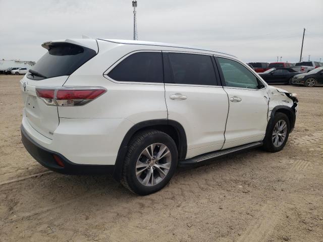 5TDKKRFH2ES008383 - 2014 TOYOTA HIGHLANDER XLE Ağ foto 3