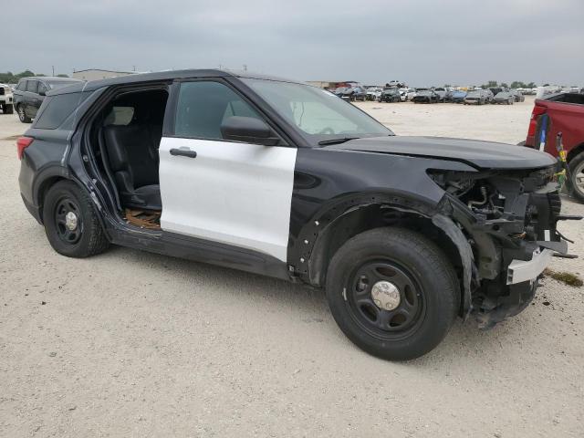 1FM5K8AB6NGC24138 - 2022 FORD EXPLORER POLICE INTERCEPTOR 黑色 照片 4