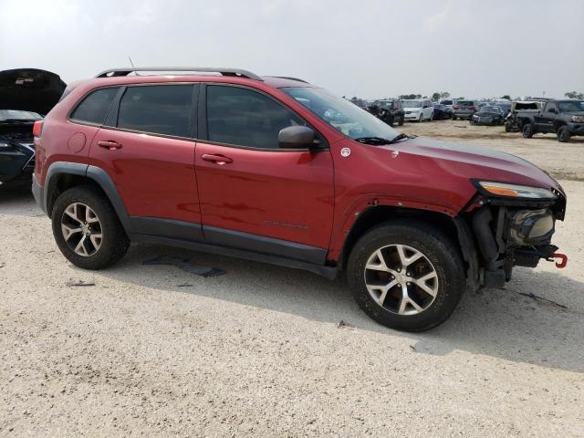 1C4PJMBS9EW132244 - 2014 JEEP CHEROKEE TRAILHAWK RED photo 4