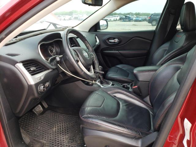 1C4PJMBS9EW132244 - 2014 JEEP CHEROKEE TRAILHAWK RED photo 7