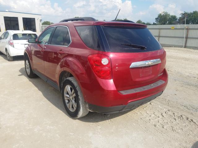 2GNALDEK6D1151701 - 2013 CHEVROLET EQUINOX LT RED photo 3