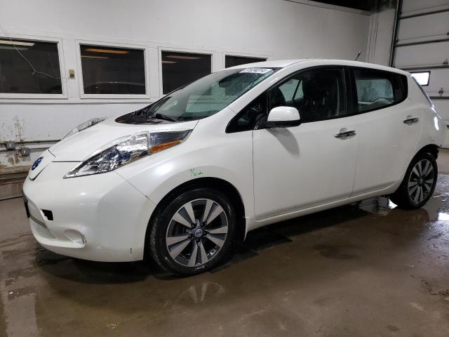 1N4AZ0CP4DC402858 - 2013 NISSAN LEAF S WHITE photo 1