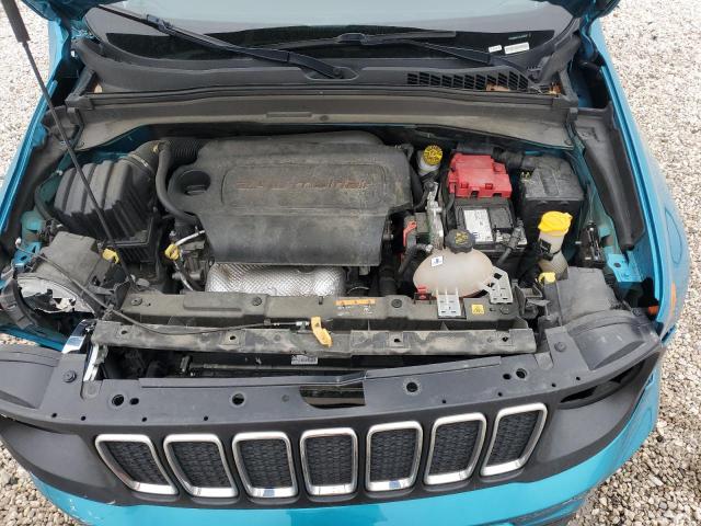 ZACNJAAB1LPL78025 - 2020 JEEP RENEGADE SPORT TEAL photo 11