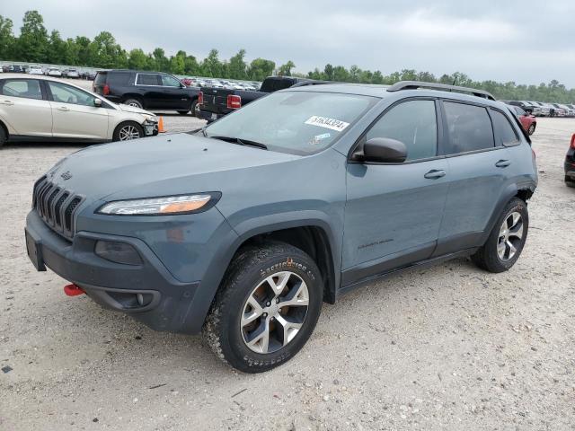 1C4PJMBS2EW301245 - 2014 JEEP CHEROKEE TRAILHAWK GRAY photo 1