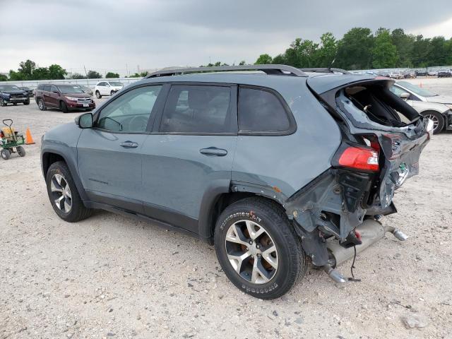 1C4PJMBS2EW301245 - 2014 JEEP CHEROKEE TRAILHAWK GRAY photo 2