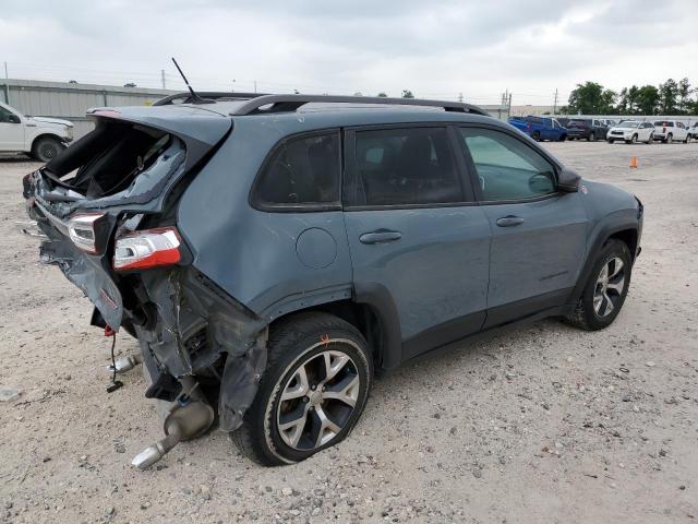 1C4PJMBS2EW301245 - 2014 JEEP CHEROKEE TRAILHAWK GRAY photo 3