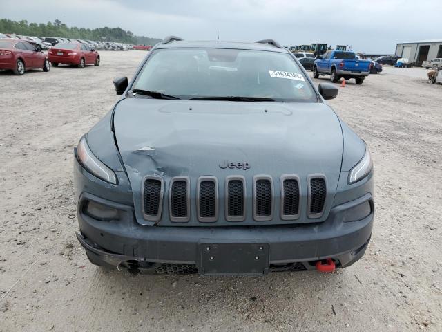 1C4PJMBS2EW301245 - 2014 JEEP CHEROKEE TRAILHAWK GRAY photo 5