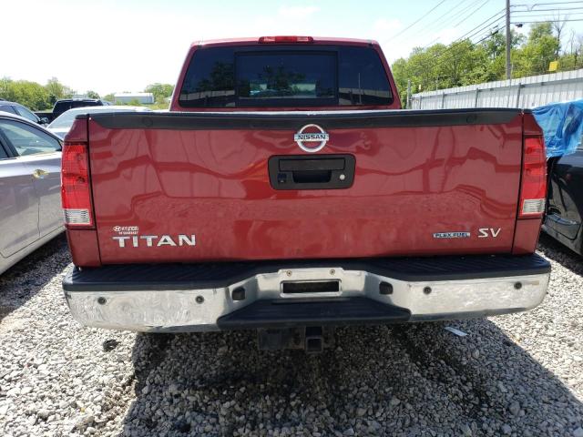 1N6BA0ED1EN514464 - 2014 NISSAN TITAN S RED photo 6