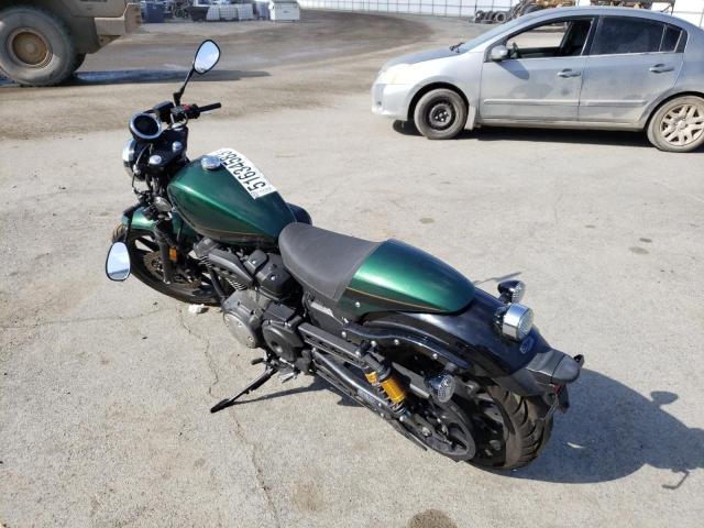 JYAVN06E8FA000630 - 2015 YAMAHA XVS950 CR GREEN photo 3