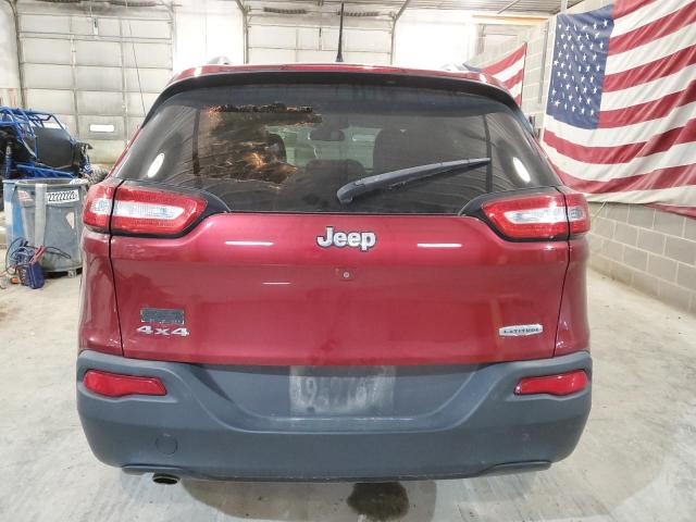 1C4PJMCB6GW271149 - 2016 JEEP CHEROKEE LATITUDE BURGUNDY photo 6