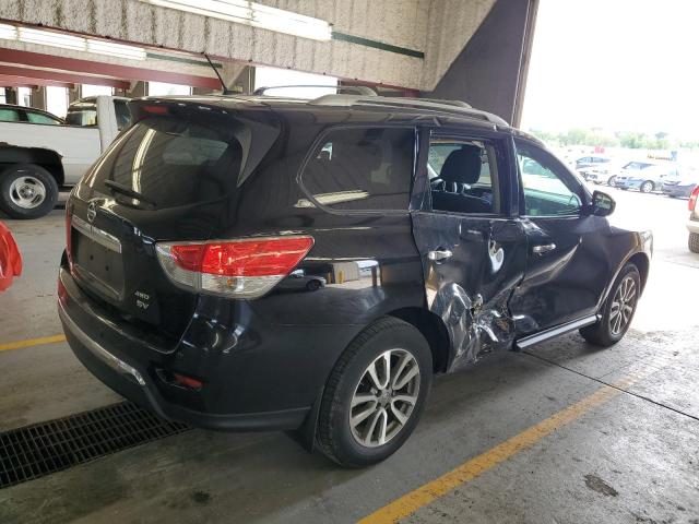 5N1AR2MM6DC603747 - 2013 NISSAN PATHFINDER S BLACK photo 3