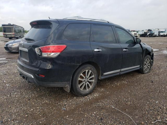 5N1AR2MN9EC630676 - 2014 NISSAN PATHFINDER S BLACK photo 3