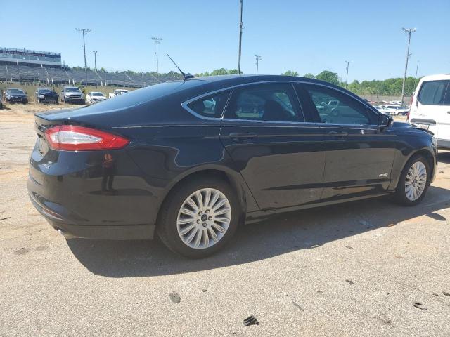 3FA6P0LU9FR166729 - 2015 FORD FUSION SE HYBRID BLACK photo 3