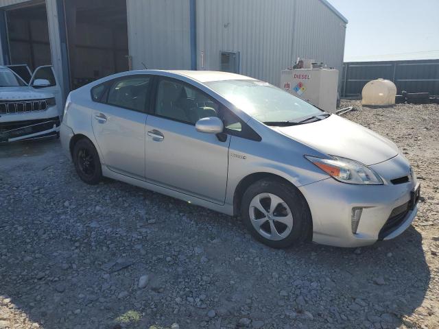 JTDKN3DU5E1815577 - 2014 TOYOTA PRIUS SILVER photo 4