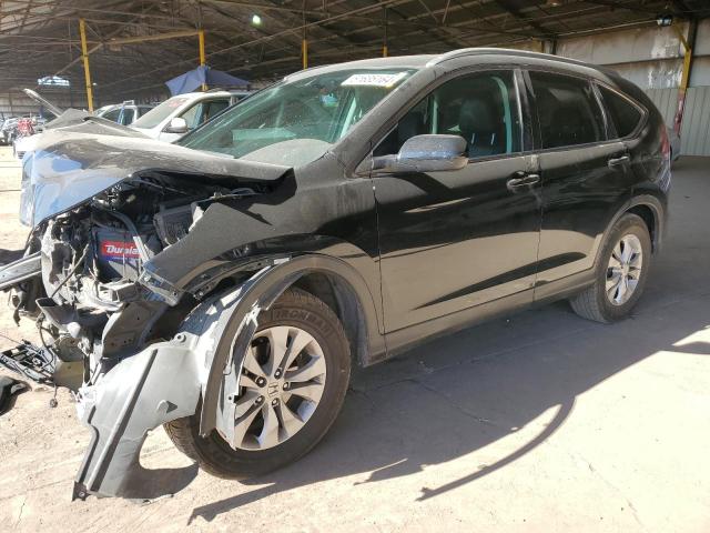 2HKRM3H7XEH534843 - 2014 HONDA CR-V EXL BLACK photo 1