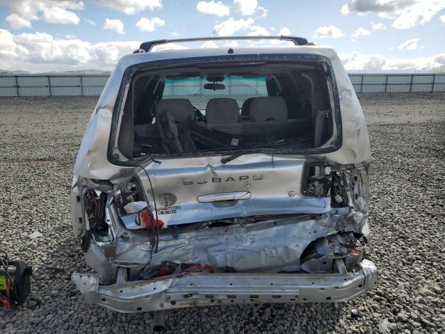 JF1SF65632H710950 - 2002 SUBARU FORESTER S SILVER photo 6