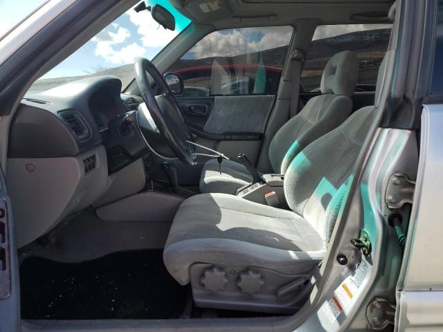 JF1SF65632H710950 - 2002 SUBARU FORESTER S SILVER photo 7