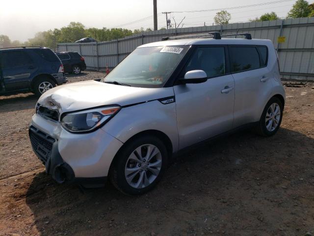 KNDJP3A5XF7787244 - 2015 KIA SOUL + SILVER photo 1