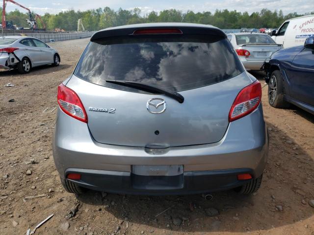 JM1DE1LY4D0158566 - 2013 MAZDA MAZDA2 SILVER photo 6