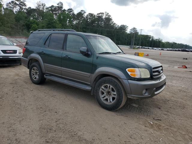 5TDZT34A04S207946 - 2004 TOYOTA SEQUOIA SR5 GREEN photo 4