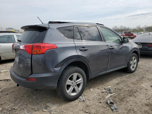 JTMRFREVXED082947 - 2014 TOYOTA RAV4 XLE GRAY photo 3