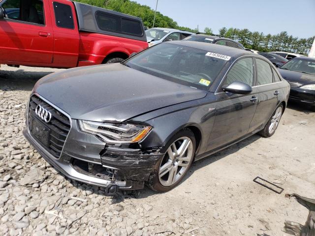 WAUHGAFC8FN004702 - 2015 AUDI A6 PRESTIGE ნაცრისფერი ფოტო 1