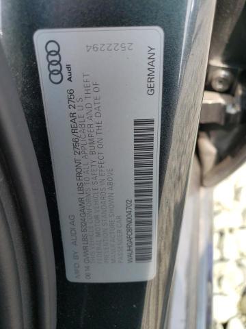 WAUHGAFC8FN004702 - 2015 AUDI A6 PRESTIGE ნაცრისფერი ფოტო 12