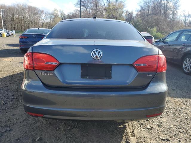 3VWD07AJ4EM387056 - 2014 VOLKSWAGEN JETTA SE GRAY photo 6