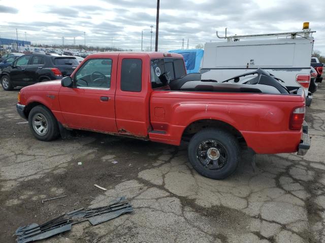 1FTYR14V71TA88968 - 2001 FORD RANGER SUPER CAB RED photo 2