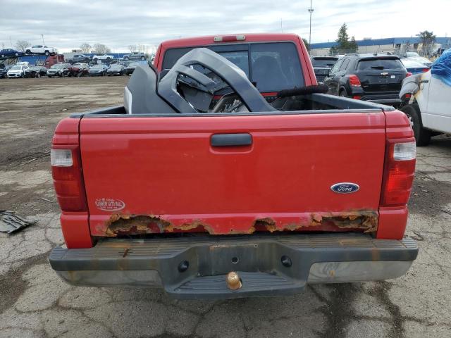 1FTYR14V71TA88968 - 2001 FORD RANGER SUPER CAB RED photo 6