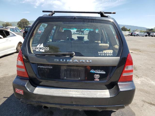 JF1SG65605H704346 - 2005 SUBARU FORESTER 2.5XS BLACK photo 6