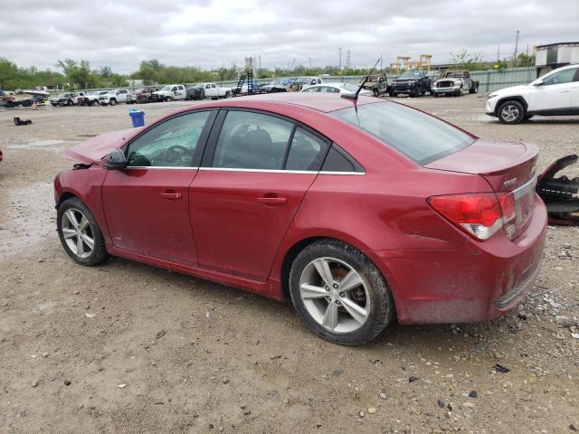 1G1PE5SB6E7341986 - 2014 CHEVROLET CRUZE LT RED photo 2