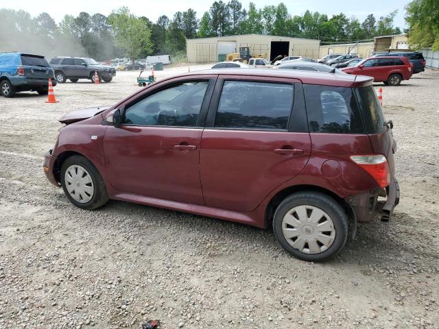 JTKKT624265001867 - 2006 TOYOTA SCION BURGUNDY photo 2