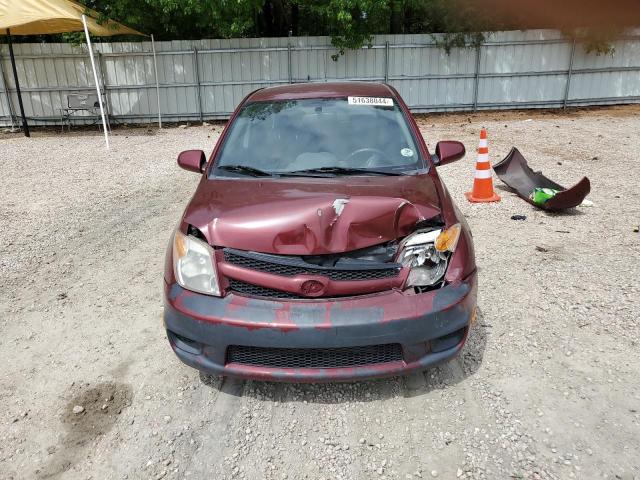 JTKKT624265001867 - 2006 TOYOTA SCION BURGUNDY photo 5