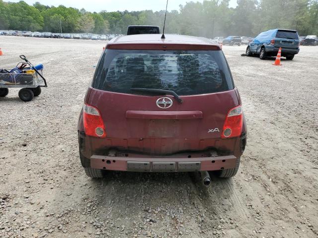 JTKKT624265001867 - 2006 TOYOTA SCION BURGUNDY photo 6