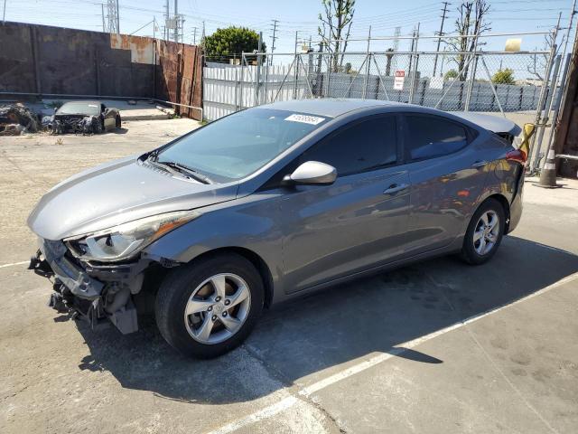 5NPDH4AE9EH511678 - 2014 HYUNDAI ELANTRA SE GRAY photo 1