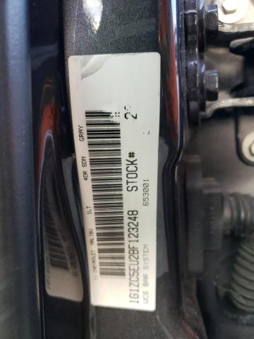 1G1ZC5EU2BF123248 - 2011 CHEVROLET MALIBU 1LT GRAY photo 12