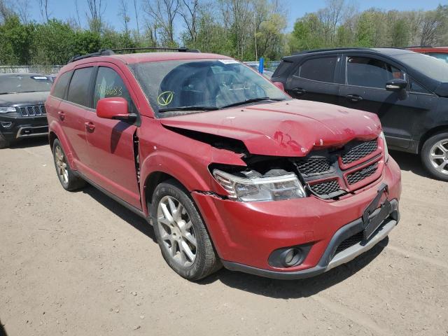 3C4PDDEG7CT396922 - 2012 DODGE JOURNEY R/T RED photo 4