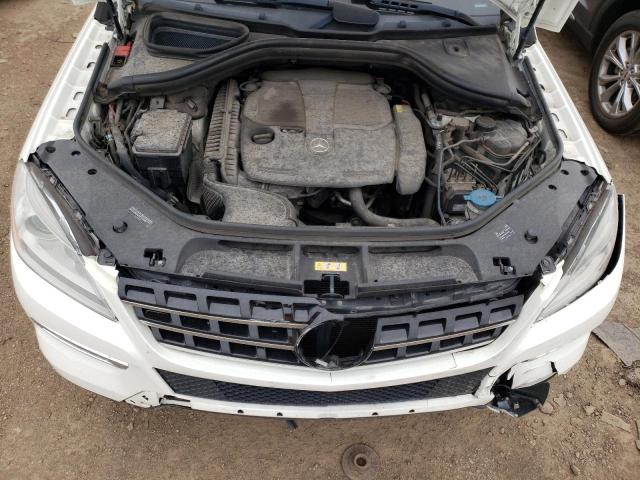 4JGDA5HB1CA074023 - 2012 MERCEDES-BENZ ML 350 4MATIC WHITE photo 11