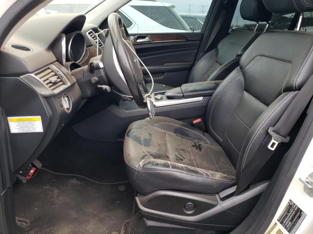 4JGDA5HB1CA074023 - 2012 MERCEDES-BENZ ML 350 4MATIC WHITE photo 7