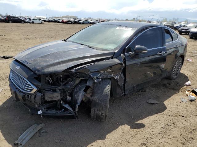 3FA6P0D98JR124491 - 2018 FORD FUSION TITANIUM/PLATINUM BLACK photo 1