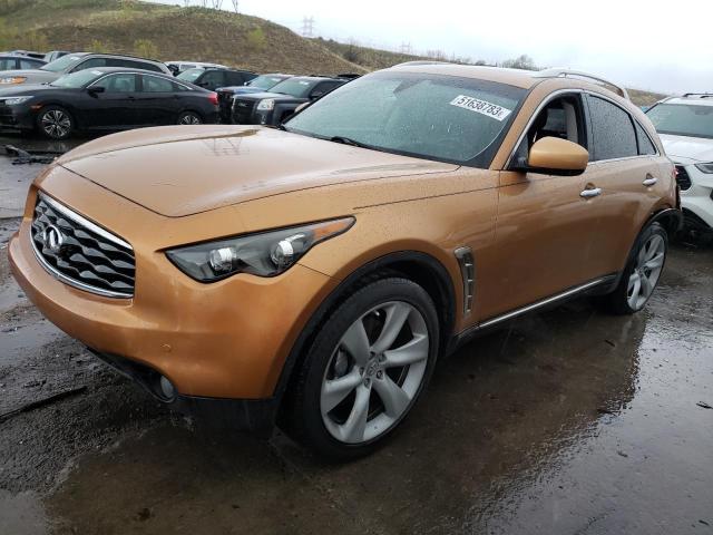 JNRBS18W09M200836 - 2009 INFINITI FX50 ORANGE photo 1