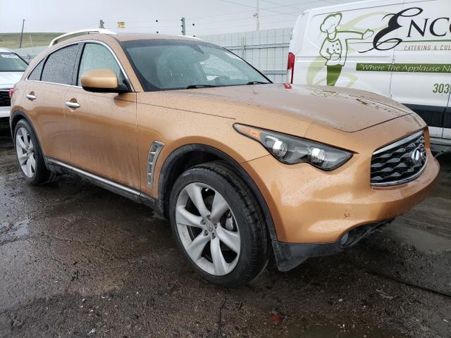 JNRBS18W09M200836 - 2009 INFINITI FX50 ORANGE photo 4