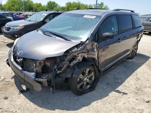 5TDXK3DC6CS222672 - 2012 TOYOTA SIENNA SPORT GRAY photo 1