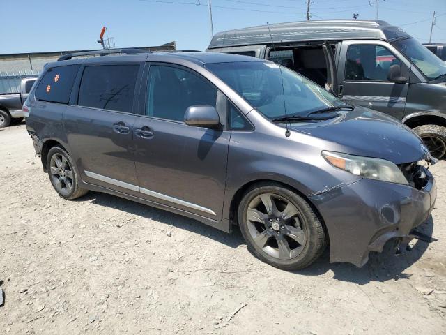 5TDXK3DC6CS222672 - 2012 TOYOTA SIENNA SPORT GRAY photo 4