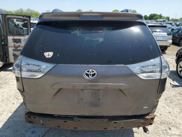 5TDXK3DC6CS222672 - 2012 TOYOTA SIENNA SPORT GRAY photo 6